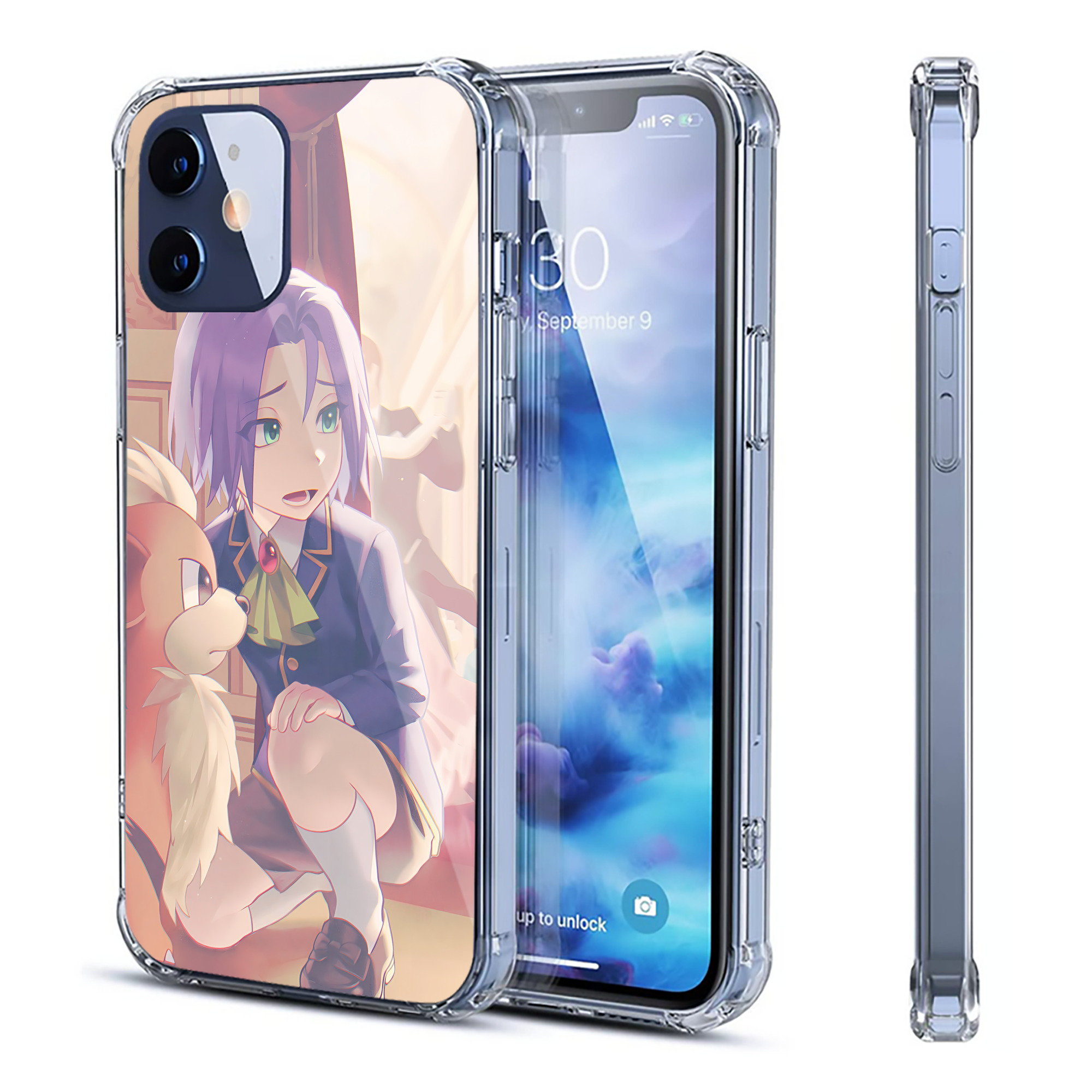 （画像用） ポケットモンスター Pokémon 【iPhone 12シリーズ対応】透明スマホケース（クリアソフトケース）